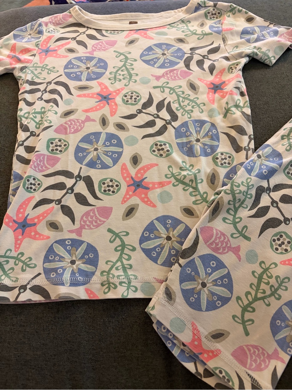 Tea Collection Underwater Print Pajama Set - Picture 2 of 3